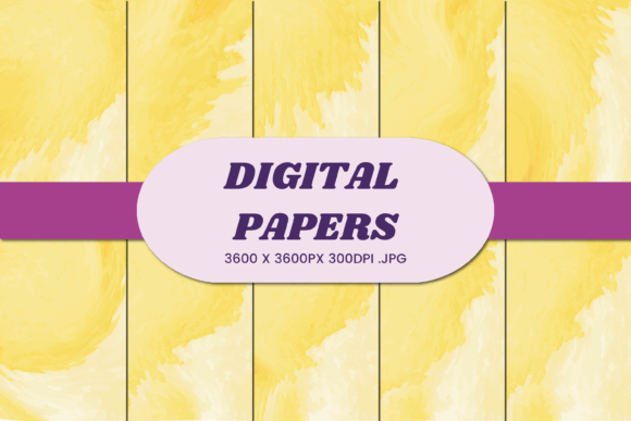 Abstract Orange Yellow 9 Digital Paper Evaluation