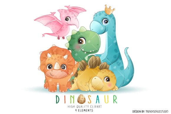 Unlocking Creativity with Doodle Dinosaurs Friend Clipart for Personal and Commercial Projects